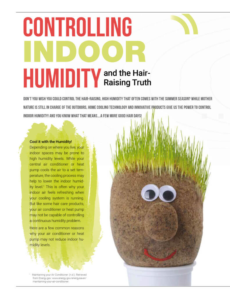Controlling Indoor Humidity and the Hair-Raising Truth infographic