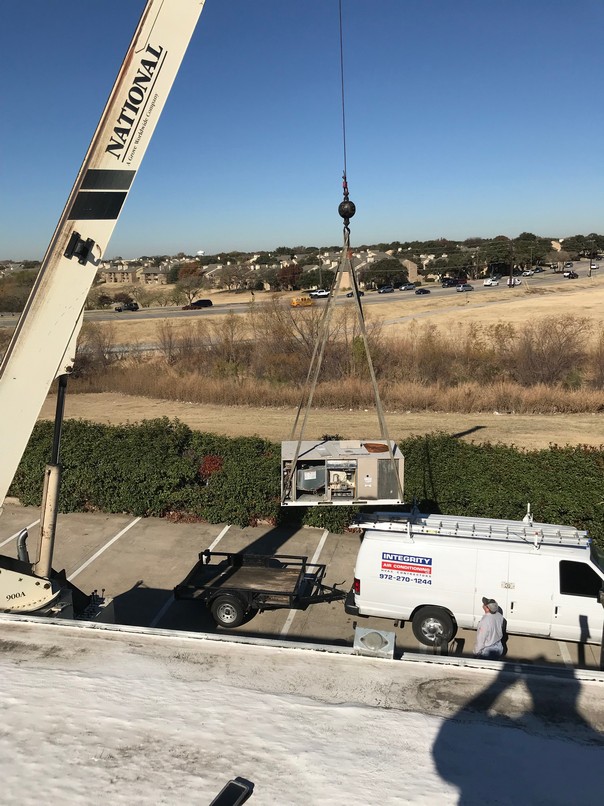 Carrollton Commercial HVAC Rooftop Install