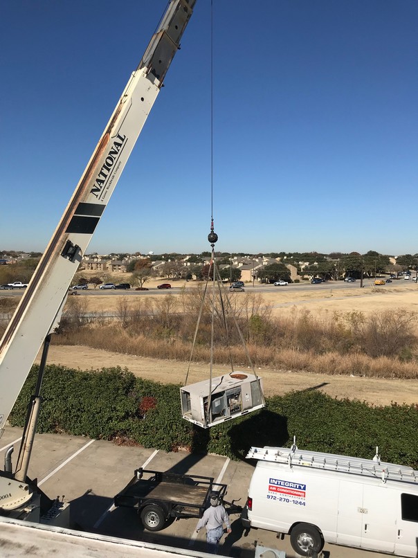 Carrollton Commercial HVAC Rooftop Install